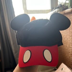 Official Disneyland Mickey Mouse Ears Hat - Black and Red